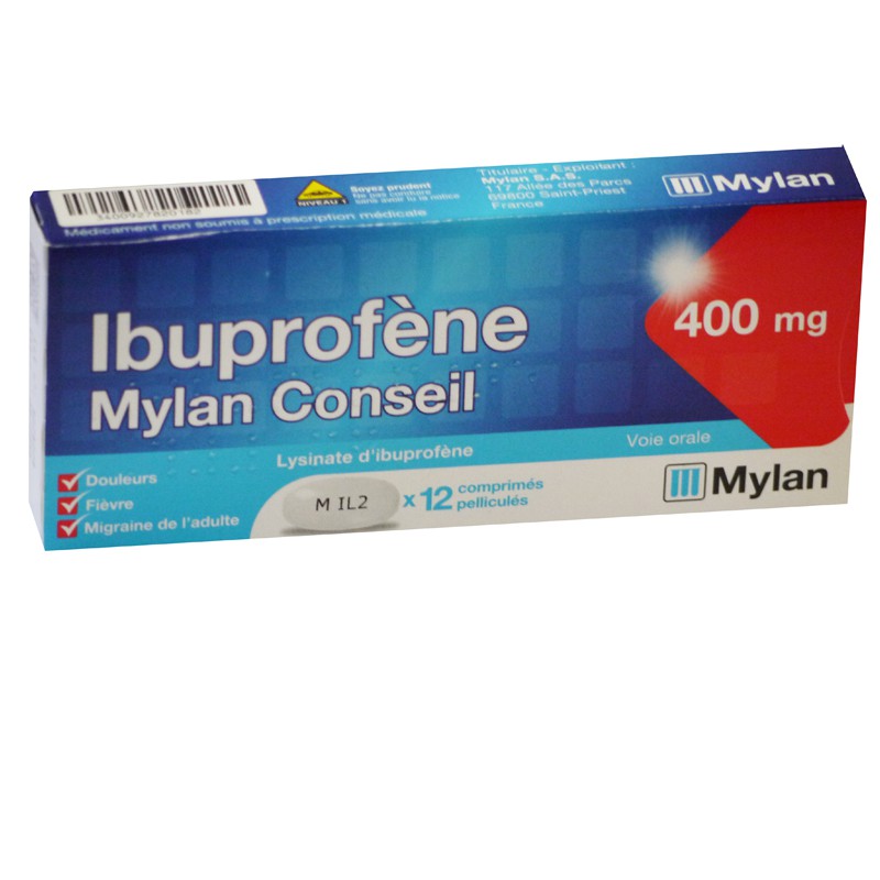Ibuprofene-mylan 400mg